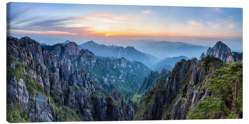 Canvas print Huangshan