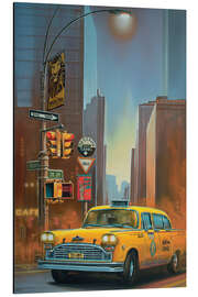 Magnettafel Yellow Cab in New York