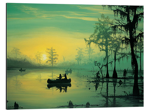 Quadro em alumínio Mississippi Sunrise