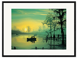 Framed art print Mississippi Sunrise