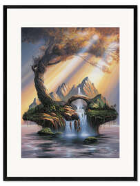 Impresión de arte enmarcada Dream of an Island