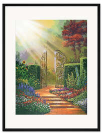 Gerahmter Kunstdruck In the Garden