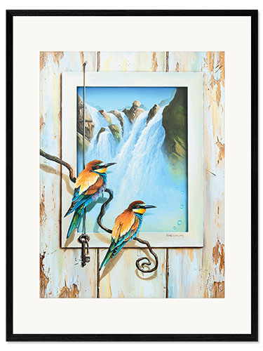 Framed art print Birds of imagination