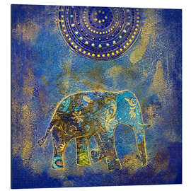 Alubild Blue Elephant