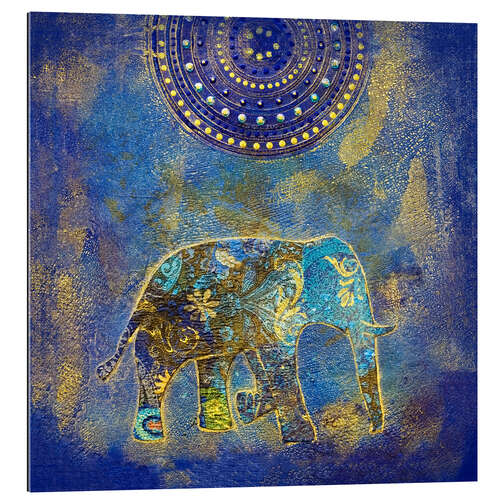 Galleritryk Blue Elephant