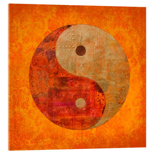 Acrylic print Yin and yang