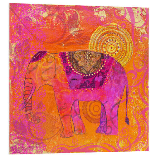 Foam board print happy Elephant III