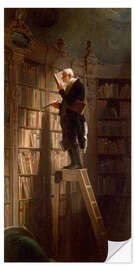 Wall sticker The bookworm