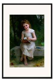 Gerahmter Kunstdruck Lesende