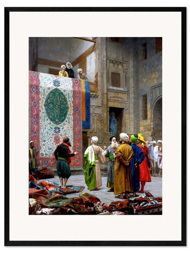 Framed art print Carpet dealer