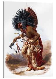 Gallery print Indians with blue feathered headdress