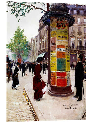 Akryylilasitaulu Parisian kiosk