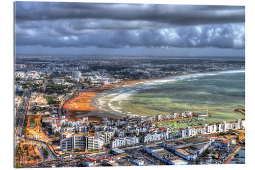 Gallery print View over the beach at Agadir