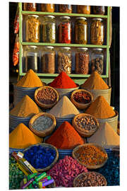 Foam board print Spices from Morocco