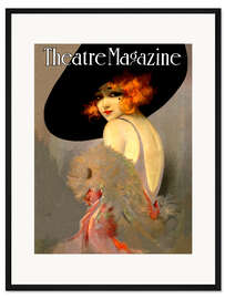Gerahmter Kunstdruck Theater Magazine Vintage Mode