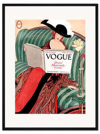Gerahmter Kunstdruck Die Vogue – Vintage opulent - Vintage Advertising Collection