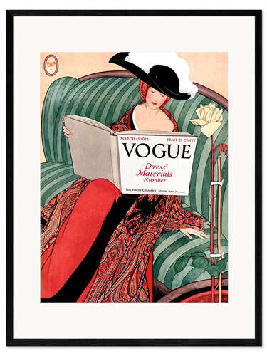 Framed art print Vintage Vogue