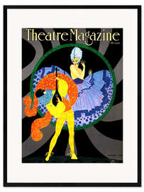 Kehystetty taidepainatus Theatre Magazine New York
