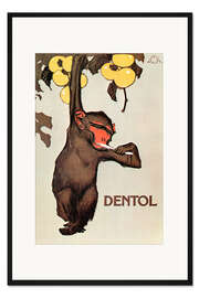 Gerahmter Kunstdruck Dentol-Zahnpasta