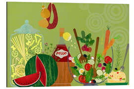 Magnettafel Italienische Küche