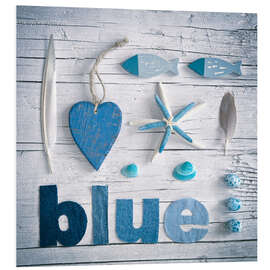 Quadro em PVC Blue Sea