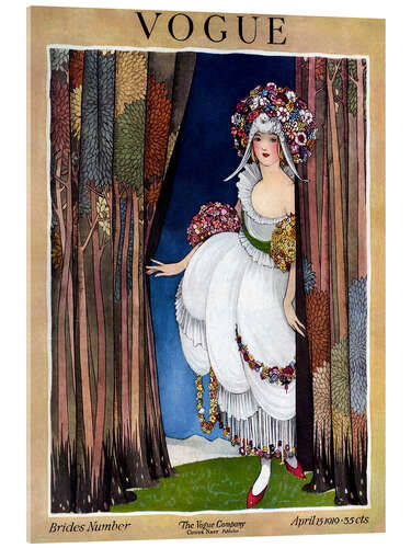 Acrylic print Vogue Cover 1919