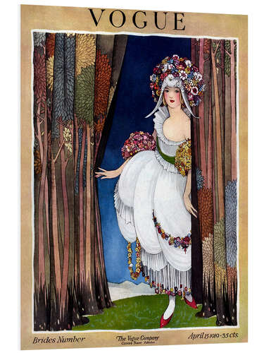 Tableau en PVC Couverture de Vogue 1919