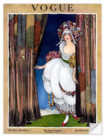 Selvklebende plakat Vogue Cover 1919