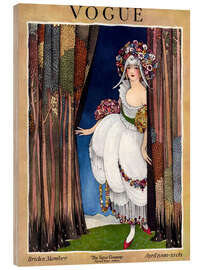 Tableau en bois Couverture de Vogue 1919