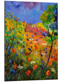 Magnettafel Wiese mit Wildblumen