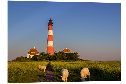 Gallery Print Leuchtturm bei Westerhever