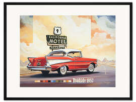 Gerahmter Kunstdruck California Motel