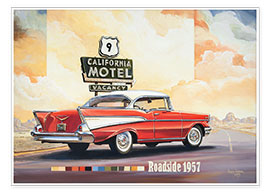 Wall print  California Motel - Georg Huber