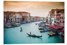 Foam board print Venice, Gondola