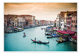 Wall print  Venice, Gondola - euregiophoto
