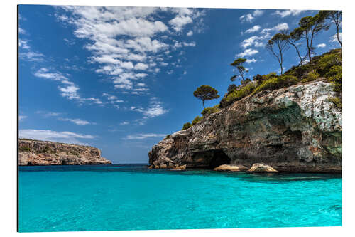 Aluminium print Mallorca - South coast