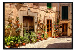 Gerahmter Kunstdruck Mallorca - Valldemossas schönste Anblicke