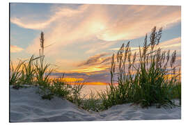 Magnettafel Ostseestrand im Sonnenunterang