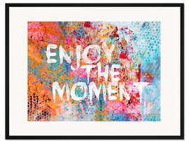Gerahmter Kunstdruck Enjoy the moment  - Andrea Haase
