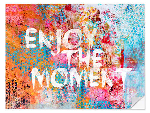 Sticker mural Enjoy the moment 