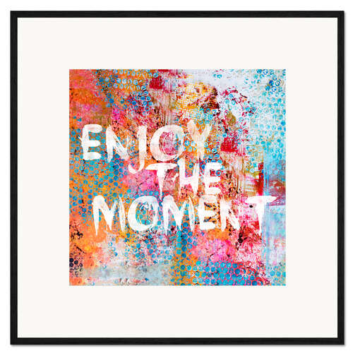 Framed art print Enjoy the moment II