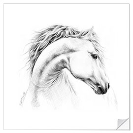 Wall sticker Horse head