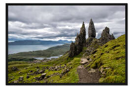 Gerahmter Kunstdruck Old Man of Storr, Isle of Skye, Schottland