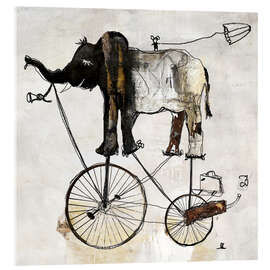 Acrylglas print Elephant