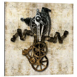 Magnettafel Antike Mechanische Figur II