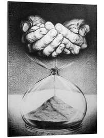 Magnettafel Zeit / Sanduhr