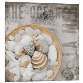 Foam board print Beach Treasures