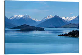 Galleriprint Lake Wakatipu, View direction Glenorchy (New Zealand)