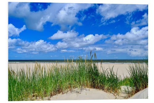 Cuadro de PVC Dune with wonderful clouds