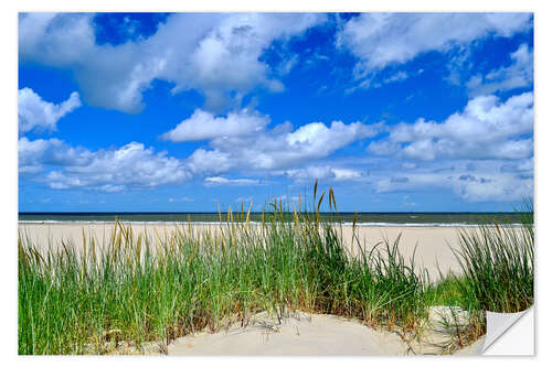 Autocolante decorativo Dune with wonderful clouds